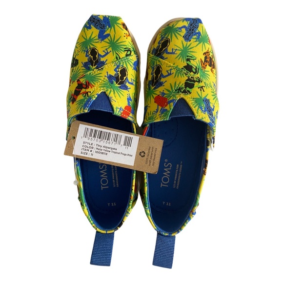TOMS Tiny Alpargata Shoes | Size 11 | Toddler - Unisex - Picture 5 of 9